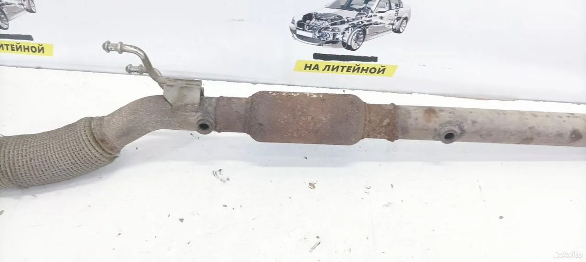 Приёмная труба Volkswagen Passat CC — фото 3