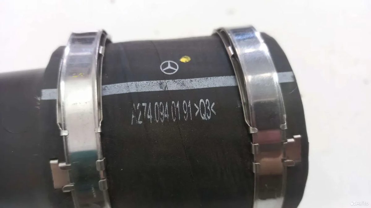 Патрубок интеркулера Mercedes GLC C253 — фото 5
