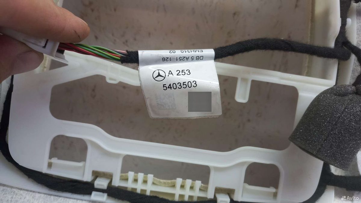 Обшивка потолка Mercedes GLC C253 Coupe — фото 9