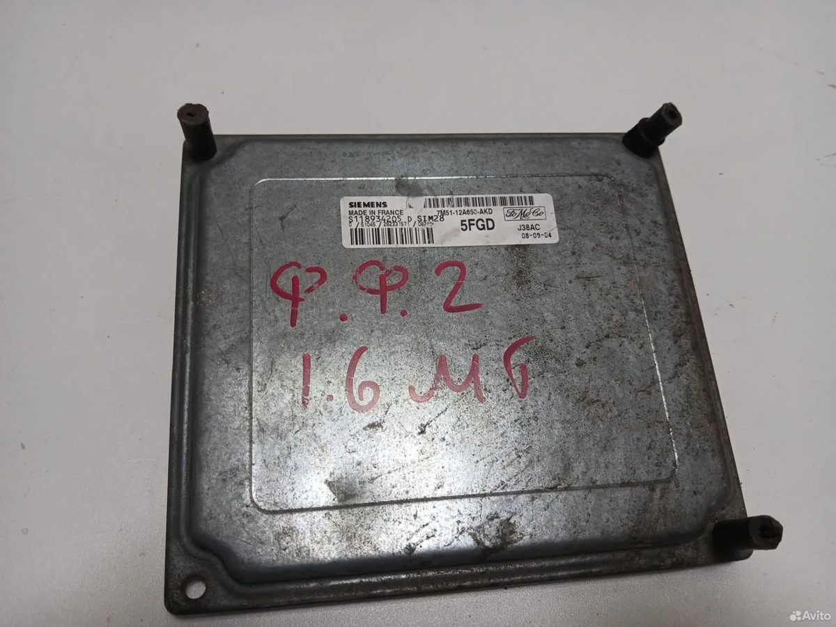Эбу двигателя 1.6 Ford Focus 2