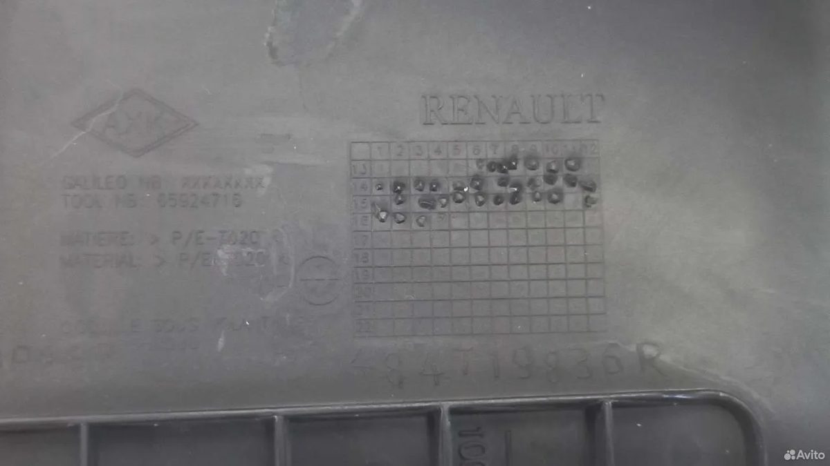 Кожух рулевой колонки Renault Logan 2 — фото 7