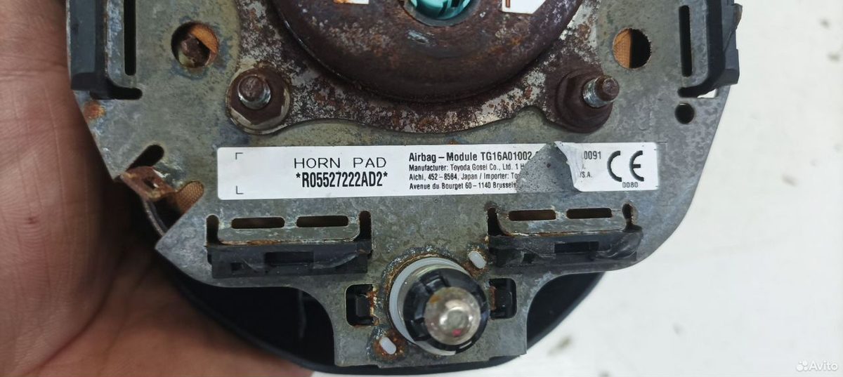 Подушка безопасности в руль Toyota Camry XV70 — фото 5
