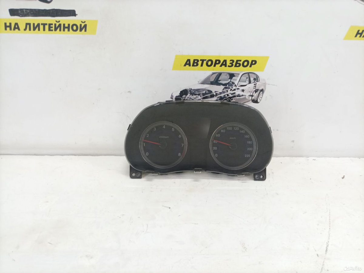 Панель приборов Hyundai Solaris 1