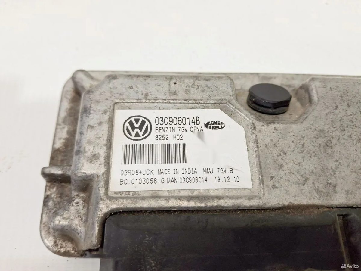 Эбу двигателя 1.6 CFN Volkswagen Polo 5 03C906014B — фото 7