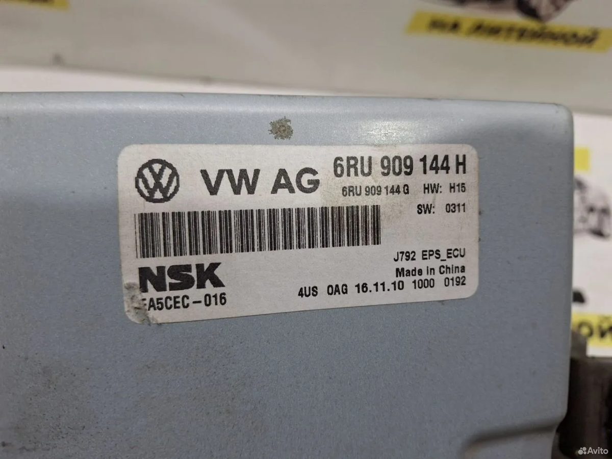 Рулевая колонка эур Volkswagen Polo 5 — фото 9