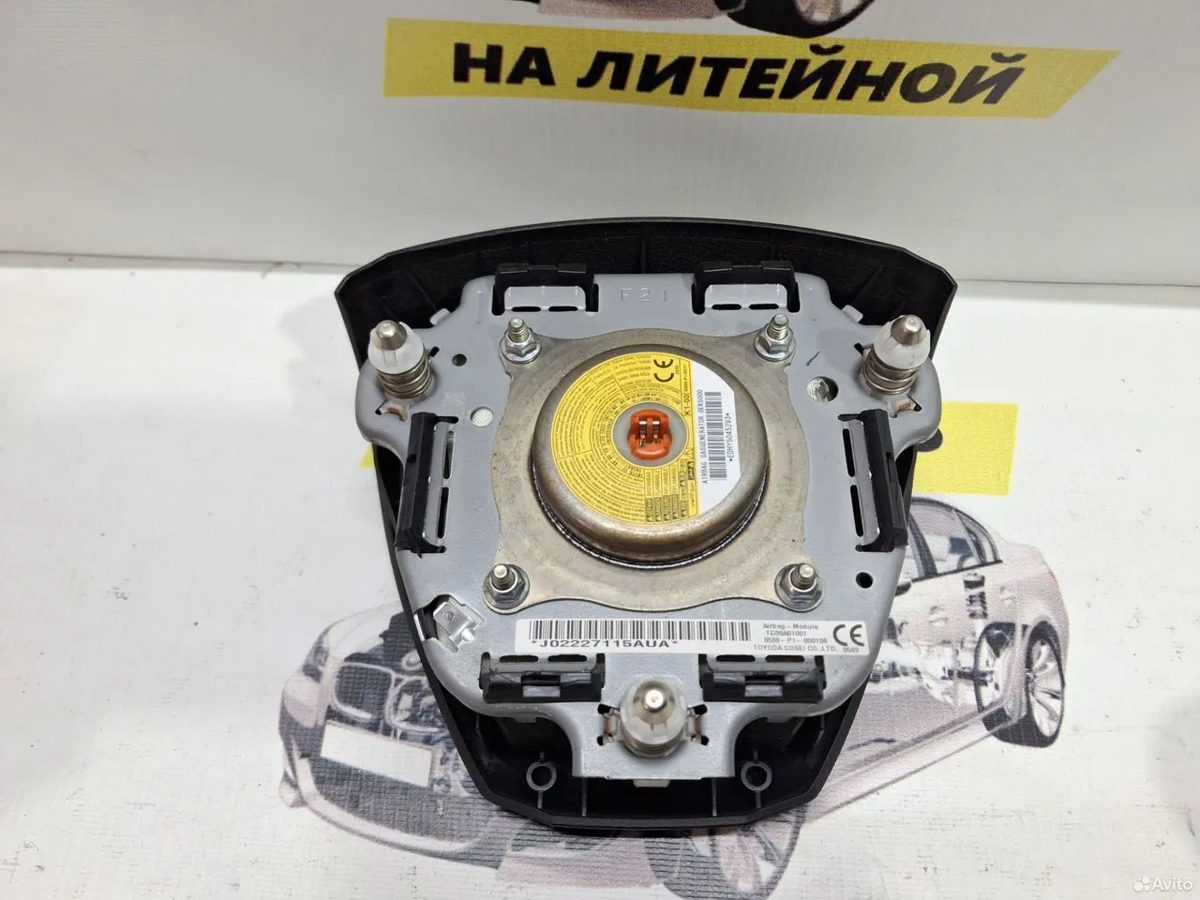 Подушка безопасности водителя Toyota Camry XV55 — фото 4