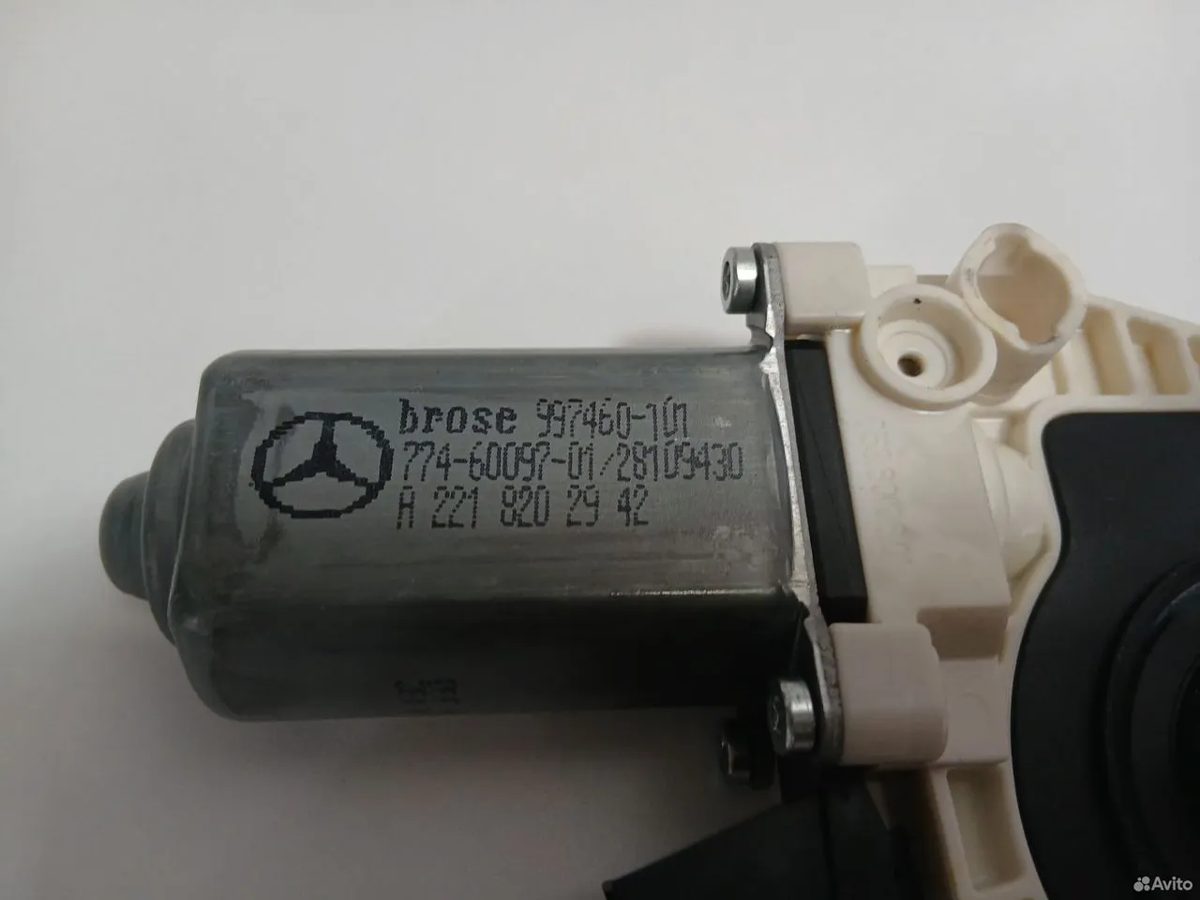 Мотор стеклоподъемника левый Mercedes-Benz W221 — фото 4