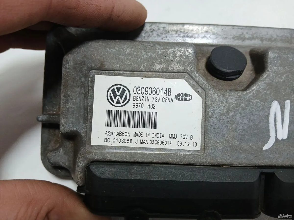 Эбу двигателя Volkswagen Polo 5 — фото 2