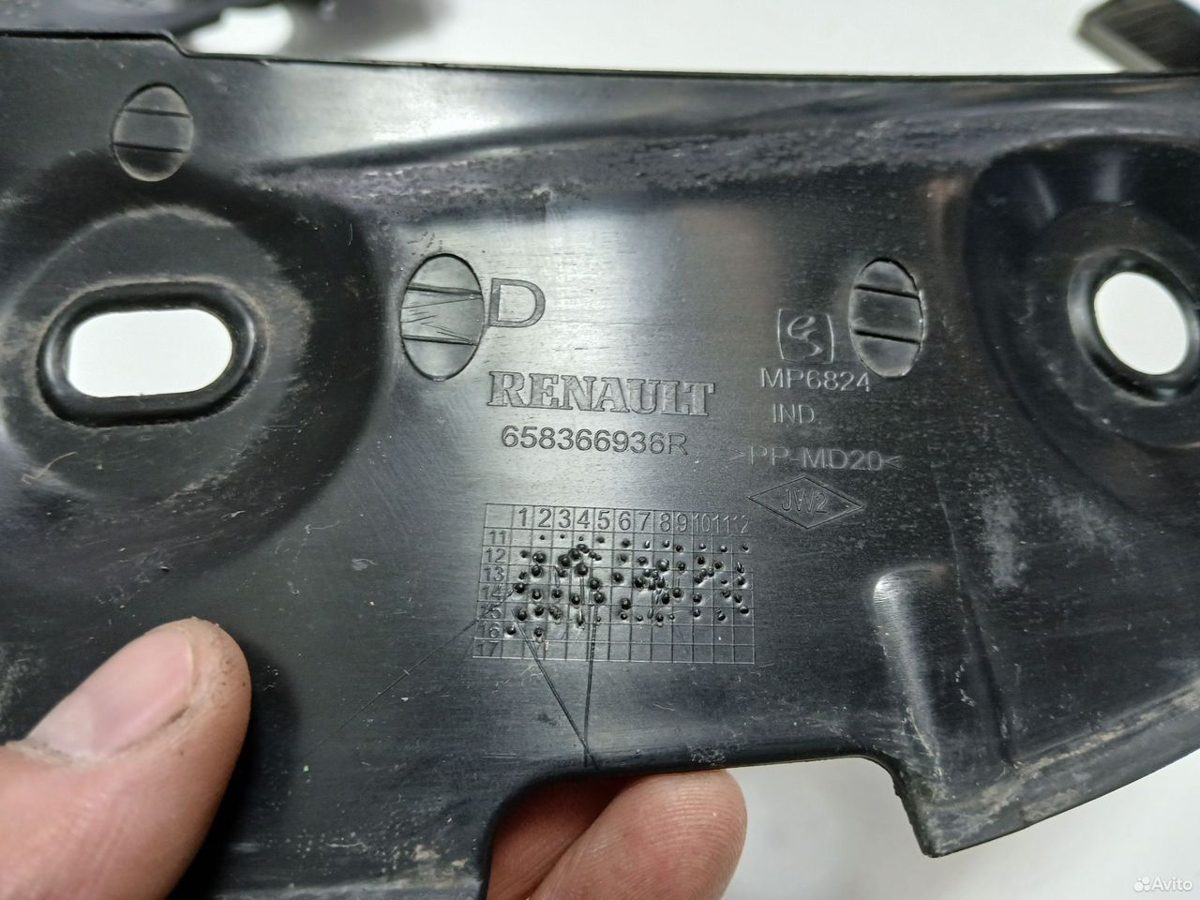 Накладка правая Renault Grand Scenic 3 — фото 3